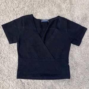 Brandy Melville Black Crop Top